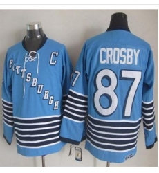 Pittsburgh Penguins #87 Sidney Crosby Light Blue CCM Throwback Stitched NHL Jersey Pittsburgh Penguins #87 Sidney Crosby Light Blue CCM Throwback Stitched NHL Jersey