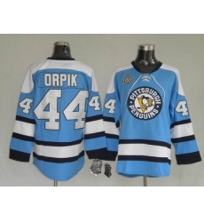 RBK Pittsburgh Penguins #44 Orpik Blue STANLEY CUP Jersey RBK Pittsburgh Penguins #44 Orpik Blue STANLEY CUP Jersey