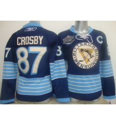 Women Pittsburgh Penguins 87 Crosby 2011 Winter Classic Dark Blue Jersey Women Pittsburgh Penguins 87 Crosby 2011 Winter Classic Dark Blue Jersey