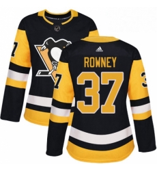 Womens Adidas Pittsburgh Penguins 37 Carter Rowney Authentic Black Home NHL Jersey Womens Adidas Pittsburgh Penguins 37 Carter Rowney Authentic Black Home NHL Jersey