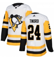 Youth Adidas Pittsburgh Penguins 24 Jarred Tinordi Authentic White Away NHL Jersey Youth Adidas Pittsburgh Penguins 24 Jarred Tinordi Authentic White Away NHL Jersey