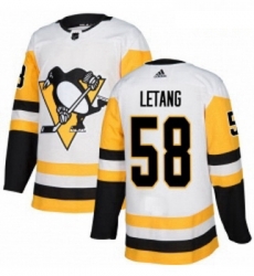 Youth Adidas Pittsburgh Penguins 58 Kris Letang Authentic White Away NHL Jersey Youth Adidas Pittsburgh Penguins 58 Kris Letang Authentic White Away NHL Jersey