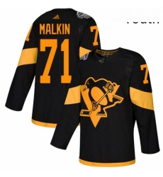 Youth Adidas Pittsburgh Penguins 71 Evgeni Malkin Black Authentic 2019 Stadium Series Stitched NHL Jersey Youth Adidas Pittsburgh Penguins 71 Evgeni Malkin Black Authentic 2019 Stadium Series Stitched NHL Jersey
