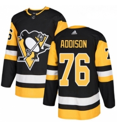 Youth Adidas Pittsburgh Penguins 76 Calen Addison Authentic Black Home NHL Jersey Youth Adidas Pittsburgh Penguins 76 Calen Addison Authentic Black Home NHL Jersey