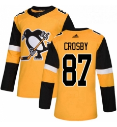 Youth Adidas Pittsburgh Penguins 87 Sidney Crosby Authentic Gold Alternate NHL Jersey Youth Adidas Pittsburgh Penguins 87 Sidney Crosby Authentic Gold Alternate NHL Jersey