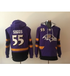 Men Nike Baltimore Ravens Terrell Suggs 55 NFL Winter Thick Hoodie Men Nike Baltimore Ravens Terrell Suggs 55 NFL Winter Thick Hoodie