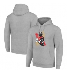 Men Starter Heather Gray San Francisco 49Ers Player X Fleece Pullover Hoodie Men Starter Heather Gray San Francisco 49Ers Player X Fleece Pullover Hoodie