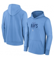 Men Tampa Bay Rays Blue Pregame Performance Pullover Hoodie Men Tampa Bay Rays Blue Pregame Performance Pullover Hoodie
