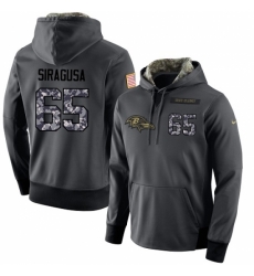 NFL Mens Nike Baltimore Ravens 65 Nico Siragusa Stitched Black Anthracite Salute to Service Player Performance Hoodie NFL Mens Nike Baltimore Ravens 65 Nico Siragusa Stitched Black Anthracite Salute to Service Player Performance Hoodie