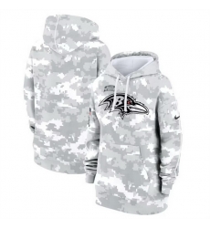 Women Baltimore Ravens 2024 Arctic Camo Salute To Service Club Fleece Pullover Hoodie Women Baltimore Ravens 2024 Arctic Camo Salute To Service Club Fleece Pullover Hoodie