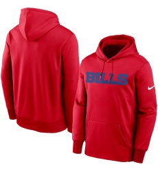 Men Buffalo Bills Nike Fan Gear Wordmark Performance Pullover Hoodie Red Men Buffalo Bills Nike Fan Gear Wordmark Performance Pullover Hoodie Red
