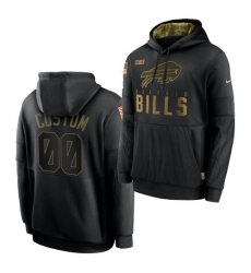 Men Custom Men Buffalo Bills 2020 Salute To Service Black Sideline Performance Pullover Hoodie Men Custom Men Buffalo Bills 2020 Salute To Service Black Sideline Performance Pullover Hoodie