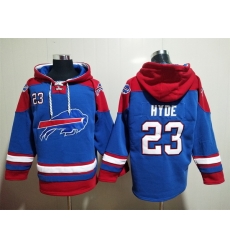 NFL Men Buffalo Bills 23 Micah Hyde Stitched Hoodie NFL Men Buffalo Bills 23 Micah Hyde Stitched Hoodie