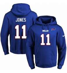 NFL Mens Nike Buffalo Bills 11 Zay Jones Royal Blue Name Number Pullover Hoodie NFL Mens Nike Buffalo Bills 11 Zay Jones Royal Blue Name Number Pullover Hoodie