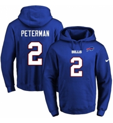 NFL Mens Nike Buffalo Bills 2 Nathan Peterman Royal Blue Name Number Pullover Hoodie NFL Mens Nike Buffalo Bills 2 Nathan Peterman Royal Blue Name Number Pullover Hoodie