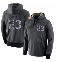 NFL Mens Nike Buffalo Bills 23 Micah Hyde Stitched Black Anthracite Salute to Service Player Performance Hoodie NFL Mens Nike Buffalo Bills 23 Micah Hyde Stitched Black Anthracite Salute to Service Player Performance Hoodie
