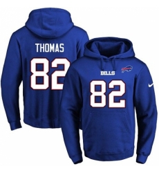 NFL Mens Nike Buffalo Bills 82 Logan Thomas Royal Blue Name Number Pullover Hoodie NFL Mens Nike Buffalo Bills 82 Logan Thomas Royal Blue Name Number Pullover Hoodie