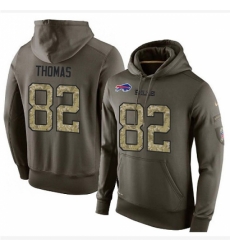 NFL Nike Buffalo Bills 82 Logan Thomas Green Salute To Service Mens Pullover Hoodie NFL Nike Buffalo Bills 82 Logan Thomas Green Salute To Service Mens Pullover Hoodie