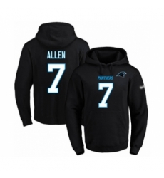 Football Mens Carolina Panthers 7 Kyle Allen Black Name Number Pullover Hoodie Football Mens Carolina Panthers 7 Kyle Allen Black Name Number Pullover Hoodie