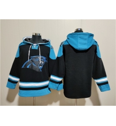 Men Carolina Panthers Blank Black Ageless Must Have Lace Up Pullover Hoodie Men Carolina Panthers Blank Black Ageless Must Have Lace Up Pullover Hoodie