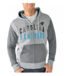 NFL Carolina Panthers G III Sports by Carl Banks Safety Tri Blend Full Zip Hoodie Heathered Gray NFL Carolina Panthers G III Sports by Carl Banks Safety Tri Blend Full Zip Hoodie Heathered Gray