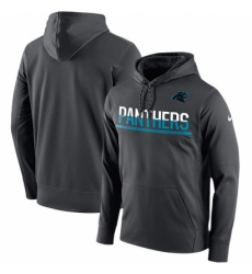 NFL Mens Carolina Panthers Nike Sideline Circuit Anthracite Pullover Hoodie NFL Mens Carolina Panthers Nike Sideline Circuit Anthracite Pullover Hoodie