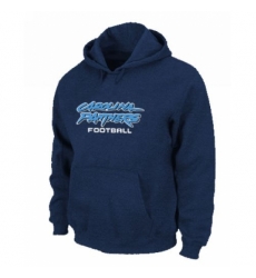 NFL Mens Nike Carolina Panthers Font Pullover Hoodie Blue NFL Mens Nike Carolina Panthers Font Pullover Hoodie Blue
