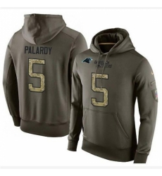 NFL Nike Carolina Panthers 5 Michael Palardy Green Salute To Service Mens Pullover Hoodie NFL Nike Carolina Panthers 5 Michael Palardy Green Salute To Service Mens Pullover Hoodie