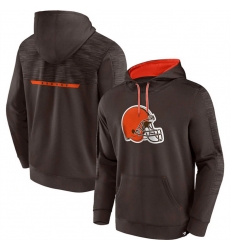 Men Cleveland Browns Brown Defender Evo Pullover Hoodie Men Cleveland Browns Brown Defender Evo Pullover Hoodie