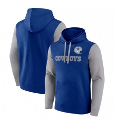 Men Fanatics Royal Dallas Cowboys Fleece Pullover Hoodie Men Fanatics Royal Dallas Cowboys Fleece Pullover Hoodie