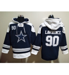 NFL Men Dallas Cowboys 90 Demarcus Lawrence Stitched Hoodie NFL Men Dallas Cowboys 90 Demarcus Lawrence Stitched Hoodie