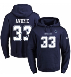 NFL Mens Nike Dallas Cowboys 33 Chidobe Awuzie Navy Blue Name Number Pullover Hoodie NFL Mens Nike Dallas Cowboys 33 Chidobe Awuzie Navy Blue Name Number Pullover Hoodie