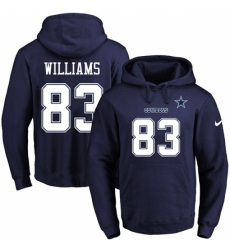 NFL Mens Nike Dallas Cowboys 83 Terrance Williams Navy Blue Name Number Pullover Hoodie NFL Mens Nike Dallas Cowboys 83 Terrance Williams Navy Blue Name Number Pullover Hoodie