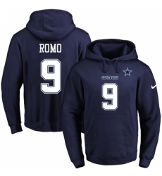 NFL Mens Nike Dallas Cowboys 9 Tony Romo Navy Blue Name Number Pullover Hoodie NFL Mens Nike Dallas Cowboys 9 Tony Romo Navy Blue Name Number Pullover Hoodie