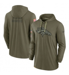 Men Denver Broncos 2022 Olive Salute To Service Tonal Pullover Hoodie Men Denver Broncos 2022 Olive Salute To Service Tonal Pullover Hoodie
