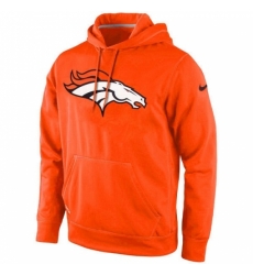 Mens NFL Denver Broncos Nike Orange KO Logo Essential Hoodie Mens NFL Denver Broncos Nike Orange KO Logo Essential Hoodie