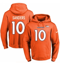 NFL Mens Nike Denver Broncos 10 Emmanuel Sanders Orange Name Number Pullover Hoodie NFL Mens Nike Denver Broncos 10 Emmanuel Sanders Orange Name Number Pullover Hoodie