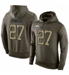 NFL Nike Denver Broncos 27 Steve Atwater Green Salute To Service Mens Pullover Hoodie NFL Nike Denver Broncos 27 Steve Atwater Green Salute To Service Mens Pullover Hoodie