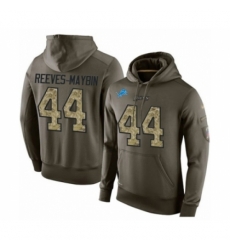 Football Mens Detroit Lions 44 Jalen Reeves Maybin Green Salute To Service Pullover Hoodie Football Mens Detroit Lions 44 Jalen Reeves Maybin Green Salute To Service Pullover Hoodie