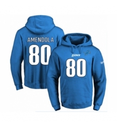 Football Mens Detroit Lions 80 Danny Amendola Blue Name Number Pullover Hoodie Football Mens Detroit Lions 80 Danny Amendola Blue Name Number Pullover Hoodie
