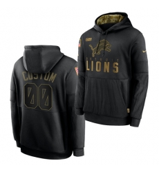 Men Custom Men Detroit Lions 2020 Salute To Service Black Sideline Performance Pullover Hoodie Men Custom Men Detroit Lions 2020 Salute To Service Black Sideline Performance Pullover Hoodie