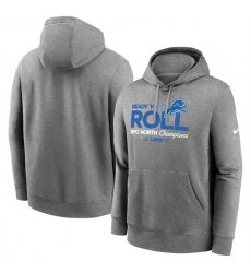 Men Detroit Lions Heather Gray 2024 NFC North Champions Locker Room Trophy Collection Pullover Hoodie Men Detroit Lions Heather Gray 2024 NFC North Champions Locker Room Trophy Collection Pullover Hoodie