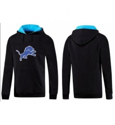 NFL Mens Nike Detroit Lions Logo Pullover Hoodie BlackBlue NFL Mens Nike Detroit Lions Logo Pullover Hoodie BlackBlue