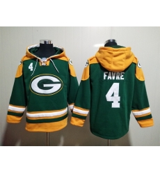 Green Bay Packers Sitched Pullover Hoodie #4 Brett Favre Green Bay Packers Sitched Pullover Hoodie #4 Brett Favre