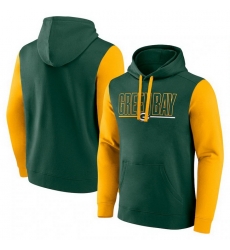 Men Gold Green Bay Packers Outline Pullover Hoodie Men Gold Green Bay Packers Outline Pullover Hoodie