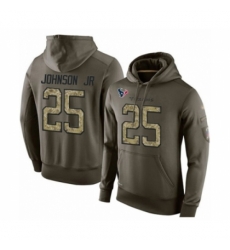 Football Mens Houston Texans 25 Duke Johnson Jr Green Salute To Service Pullover Hoodie Football Mens Houston Texans 25 Duke Johnson Jr Green Salute To Service Pullover Hoodie