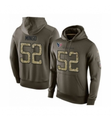 Football Mens Houston Texans 52 Barkevious Mingo Green Salute To Service Pullover Hoodie Football Mens Houston Texans 52 Barkevious Mingo Green Salute To Service Pullover Hoodie