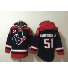 Men Houston Texans 51 Will Anderson Jr Navy Ageless Must Have Lace Up Pullover Hoodie Men Houston Texans 51 Will Anderson Jr Navy Ageless Must Have Lace Up Pullover Hoodie
