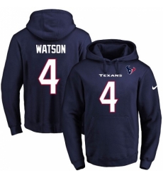 NFL Mens Nike Houston Texans 4 Deshaun Watson Navy Blue Name Number Pullover Hoodie NFL Mens Nike Houston Texans 4 Deshaun Watson Navy Blue Name Number Pullover Hoodie