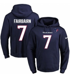NFL Mens Nike Houston Texans 7 Kaimi Fairbairn Navy Blue Name Number Pullover Hoodie NFL Mens Nike Houston Texans 7 Kaimi Fairbairn Navy Blue Name Number Pullover Hoodie